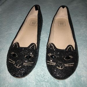 Gap Kids Glitter Cat Flats